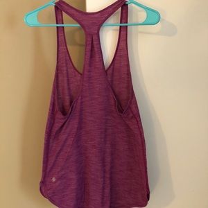 Purple lululemon racerback tank